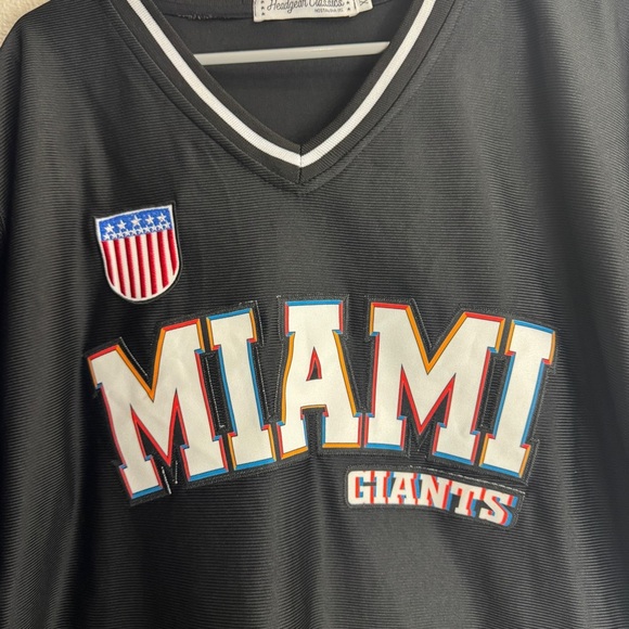 Miami Giants Negro League Baseball Jersey Shirt by Headgear Classics Size XL - Picture 4 of 9